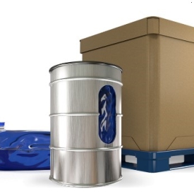 Túi màng nhôm vô trùng aseptic BID 220 lít đặt trong phuy