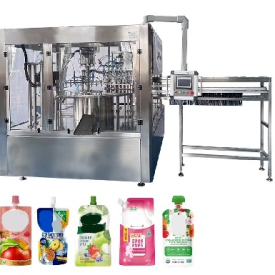 Máy chiết rót nước rửa chén dạng túi có vòi tự động