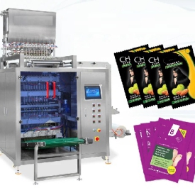 Máy đóng gói dầu gội nhiều làn tự động 
