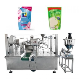 Máy đóng gói nước giặt dạng túi rời, túi có sẵn, túi có vòi tự động