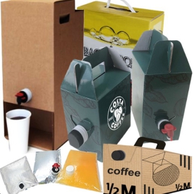 Túi BIB cho cà phê, dịch cà phê, cà phê ủ lạnh, cà phê lỏng - Túi trong thùng Bag in Box cho cà phê