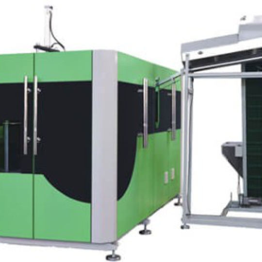 Máy thổi chai nhựa tự động - Máy sản xuất chai PET tự động 4 cavity 4500 chai trên giờ