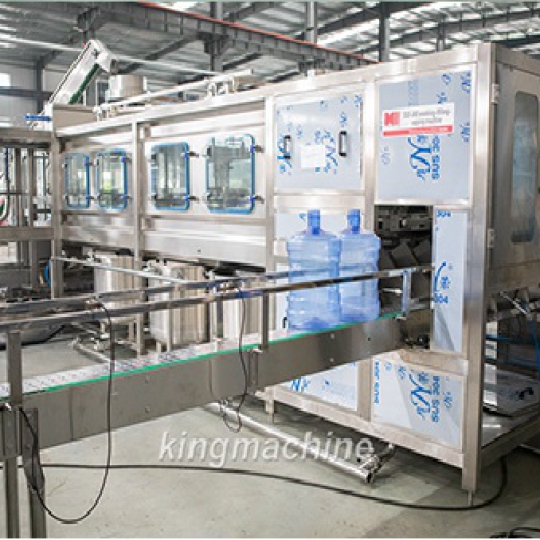 Dây chuyền chiết rót nước uống, nước tinh khiết, nước khoáng, nước suối, nước ion kiềm đóng bình 20 L tự động