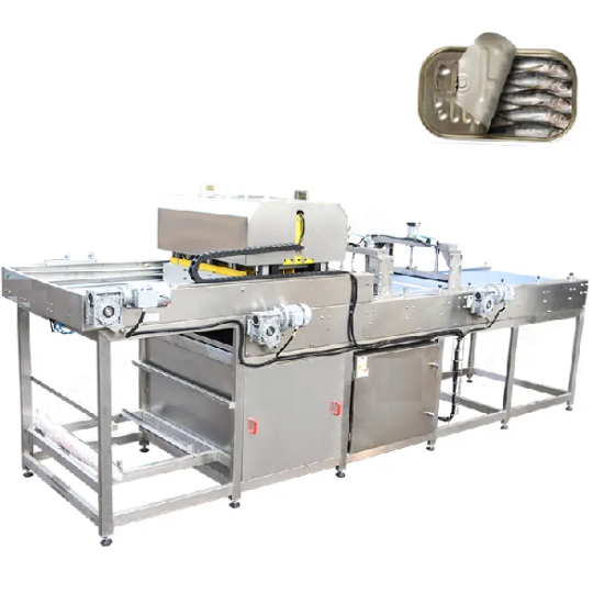 Dây chuyền sản xuất chế biến đóng gói cá hộp, cá đóng lon, đóng hộp, đồ hộp tự động