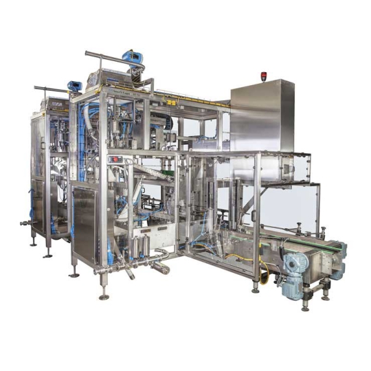 Máy chiết rót BIB tự động 2 đầu chiết - Máy chiết rót túi trong hộp, túi trong thùng carton tự động hai vòi chiết