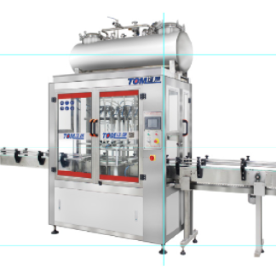 Máy chiết rót chân không tự động dạng thẳng