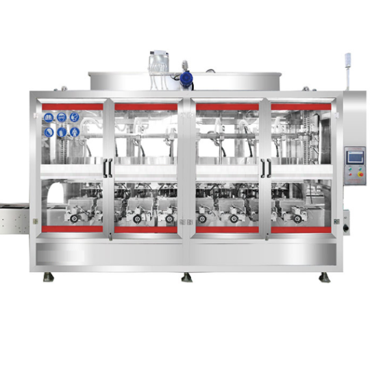 Máy chiết rót dạng trọng lực tự động điều khiển theo khối lượng
