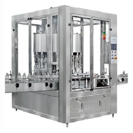 Máy chiết rót dạng xoay tự động dùng piston cho chất lỏng, dịch đặc, dịch sệt, tương, sốt, mứt 