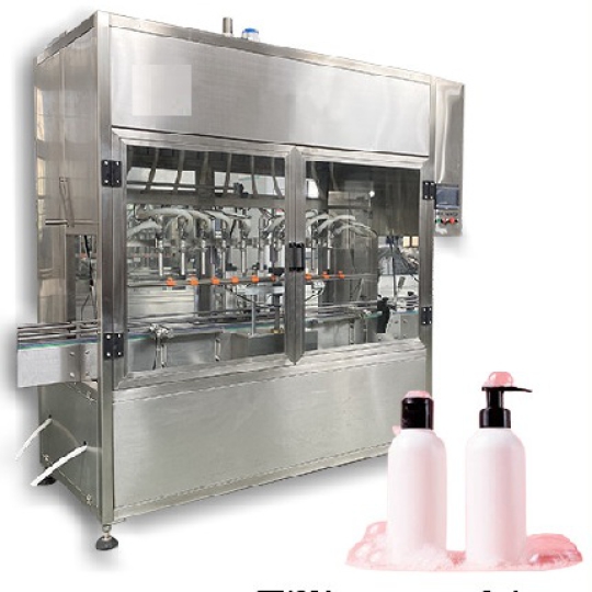 Máy chiết rót dầu gội tự động