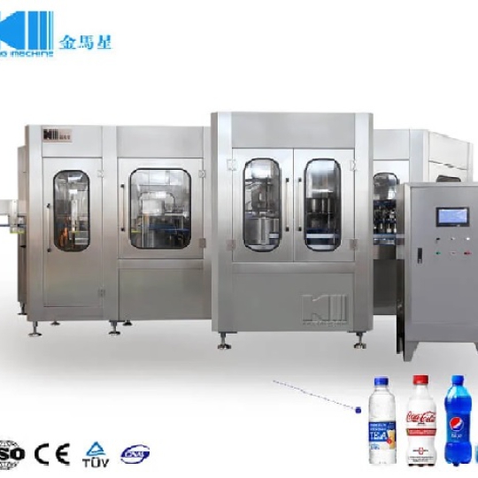 Máy chiết rót đồ uống, nước ngọt, nước soda, nước giải khát, nước ép có gas tự động 7000