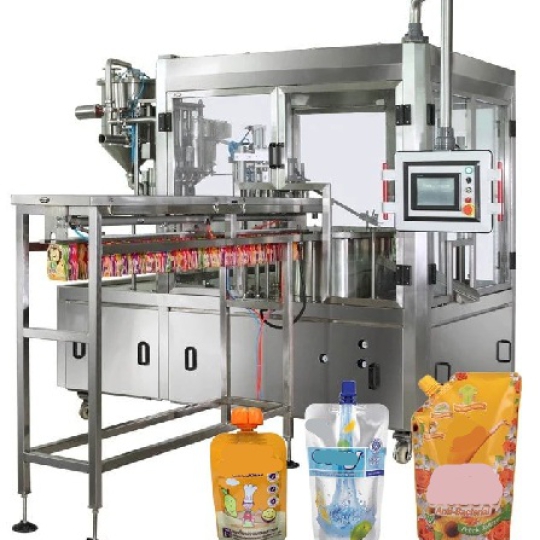 Máy chiết rót nước giặt dạng túi có vòi tự động