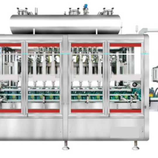 Máy chiết rót tự động cân khối lượng trên vòi chiết