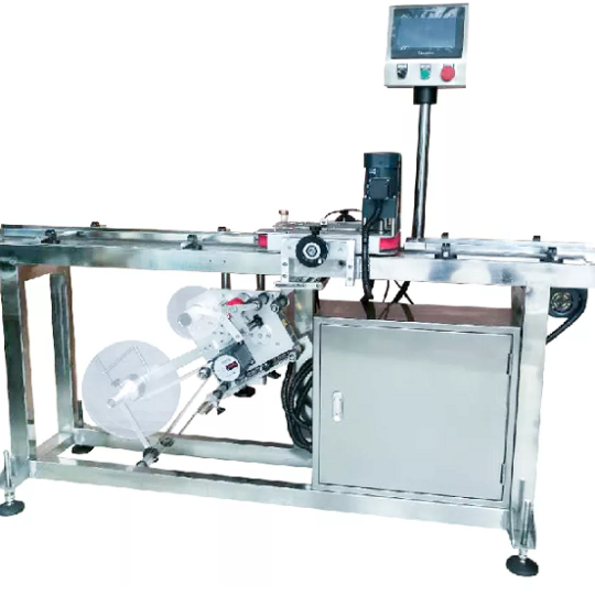 Máy dán nhãn mặt dưới tự động