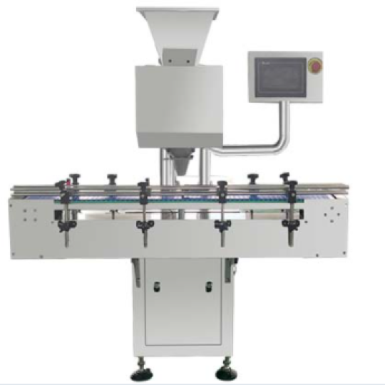 Máy đếm viên thuốc, viên nén, viên nang vào chai lọ, hộp hũ bình tự động 8 kênh ABM-8S