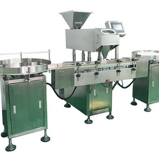 Máy đếm viên và chiết rót vào chai lọ, hộp hũ bình tự động