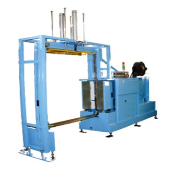 Máy đóng đai pallet, thùng gỗ, thùng hàng, kiện hàng tự động có ép đỉnh