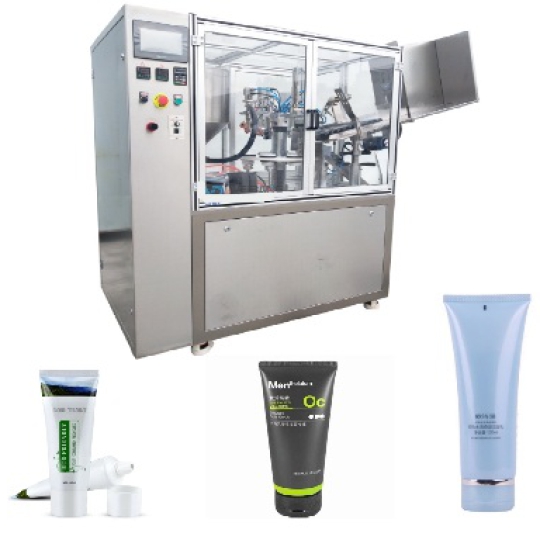 Máy đóng gói sữa rửa mặt tự động