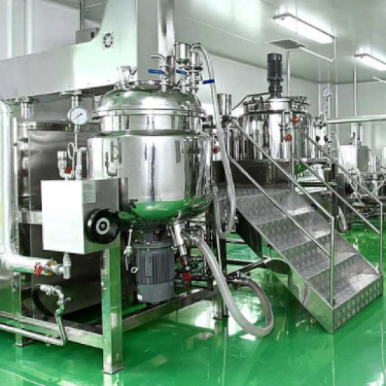 Máy nhũ hóa chân không 200 lít - Máy trộn đồng hóa chân không 200 lít