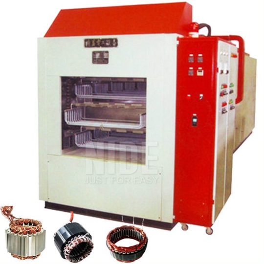 Máy nhúng vẹcni stator động cơ điện tự động