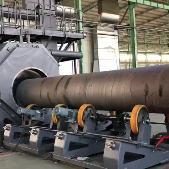 Máy phun bi làm sạch thép ống
