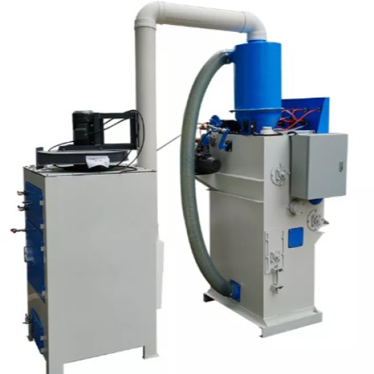 Máy phun cát dạng thùng đảo tự động