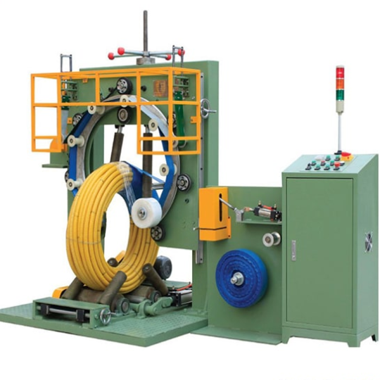 Máy quấn màng cuộn dây điện, cuộn cáp điện tự động ABM-300A