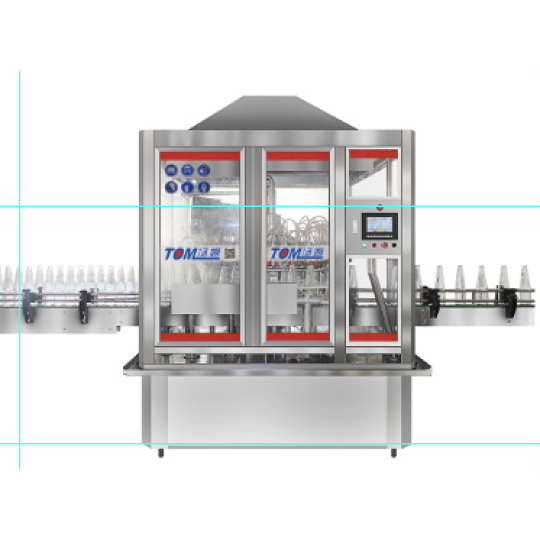 Máy súc rửa chai, sấy khô chai tự động bằng hơi nước, nước, khí nóng dạng xoay ABM-XZ