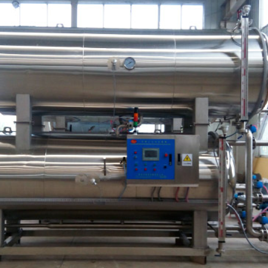 Nồi tiệt trùng thực phẩm ngập nước dạng xoay