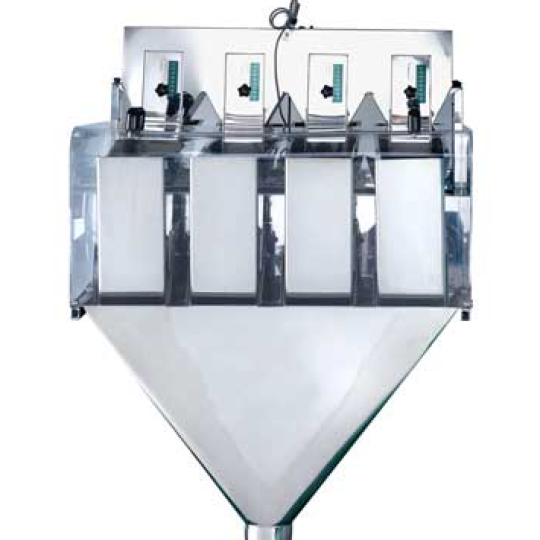 Cân định lượng điện tử 1, 2, 4 đầu dạng thẳng