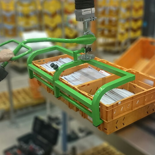 Thiết bị nâng hạ hút chân không cho ngành logistics, giao nhận, vận chuyển, kho vận, kho bãi